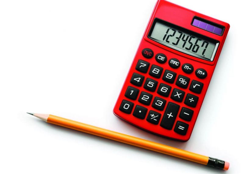 Калькулятор и карандаш